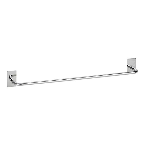 Porta asciugamani 64,5x7,2 cm acciaio inox/argento