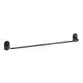 Porta asciugamani 64,5x7,2 cm acciaio inox/nero