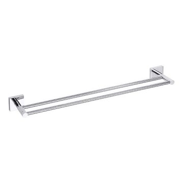 Porta asciugamani 65,5x5,5 cm, finitura argento