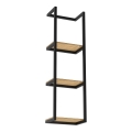 Porta asciugamani da parete 78x23 cm nero