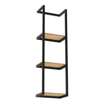 Porta asciugamani da parete 78x23 cm nero
