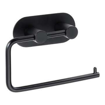 Porta carta 14,5x10 cm inox/nero