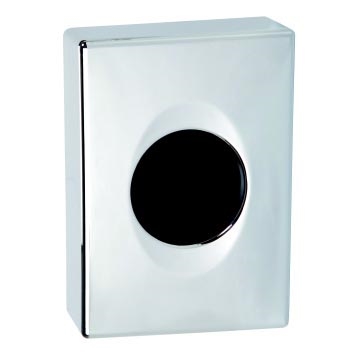 Porta sacchetti 10x13,5 cm, argento