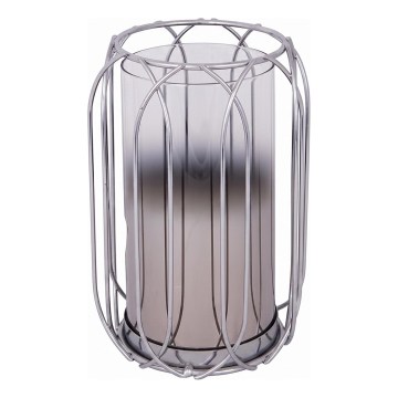 Portacandela 19,5x13,5 cm argento