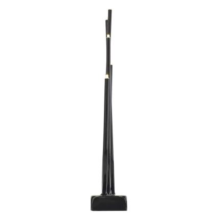 Portacandele natalizio a LED 6xLED/2xAA nero
