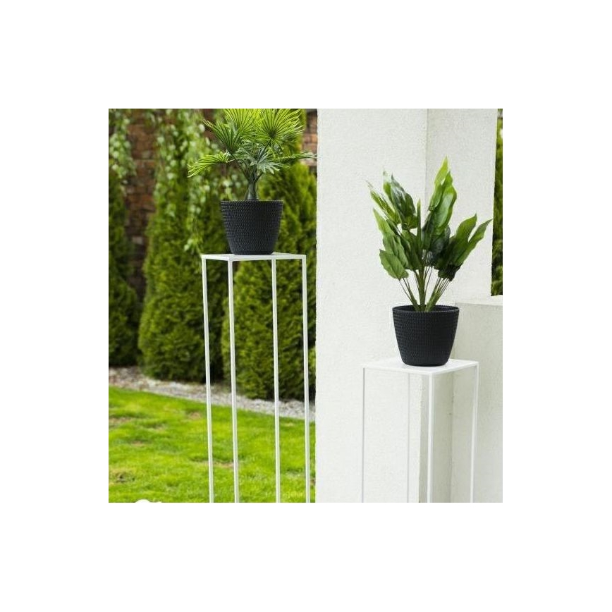Portafiori 100x24 cm bianco