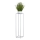 Portafiori 100x24 cm grigio