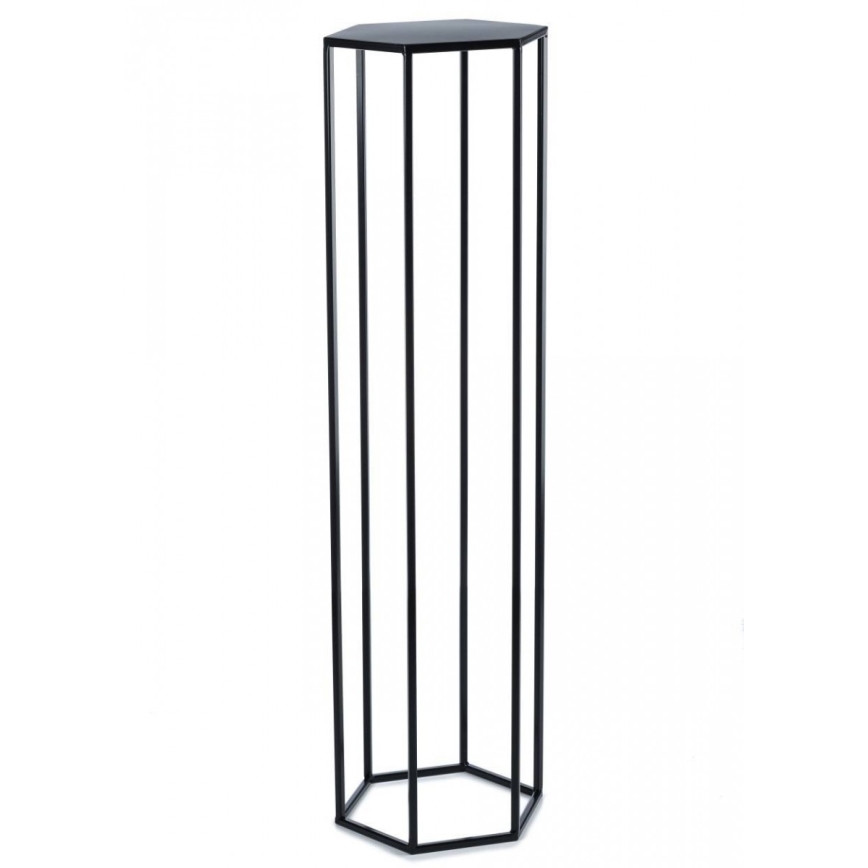 Portafiori 100x24 cm nero