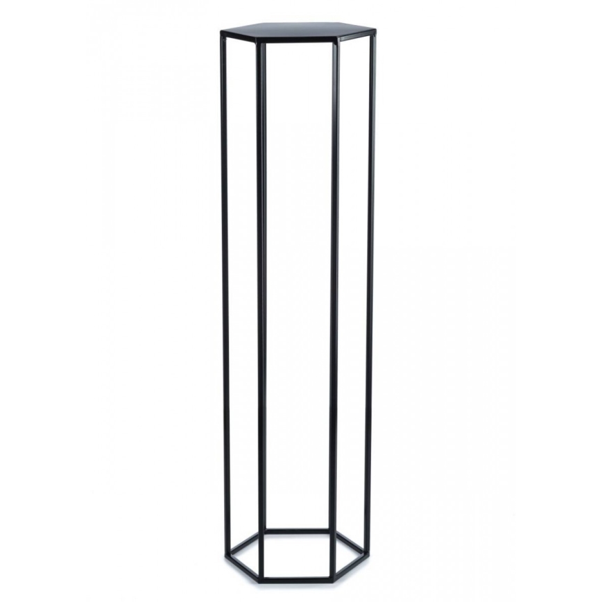 Portafiori 100x24 cm nero