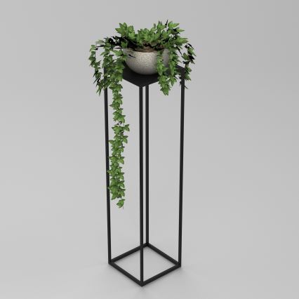 Portafiori  100x24 cm nero