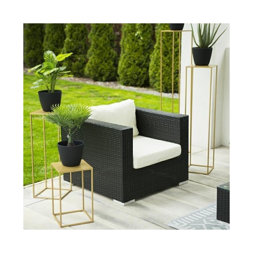 Portafiori 100x24 cm oro