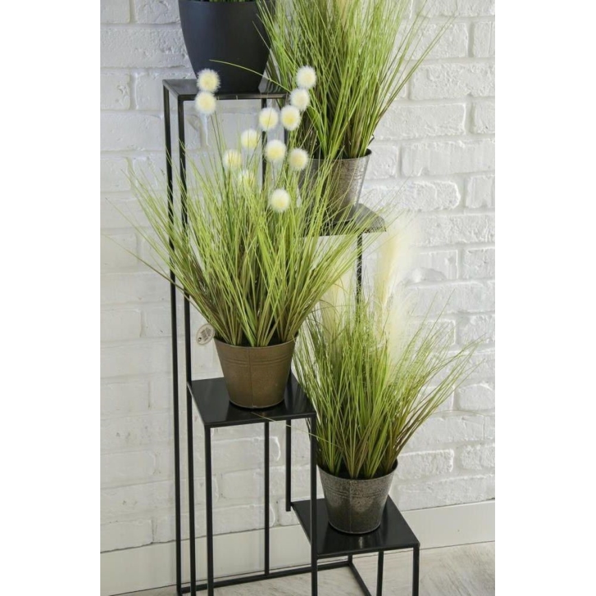 Portafiori 110x40 cm nero