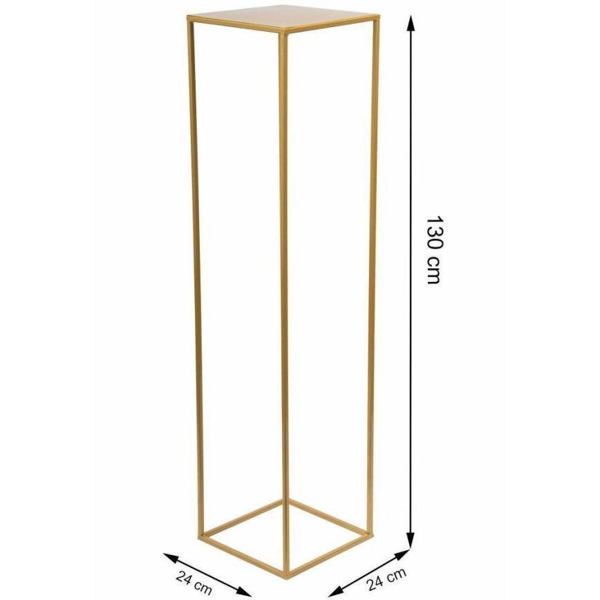 Portafiori 130x24 cm oro
