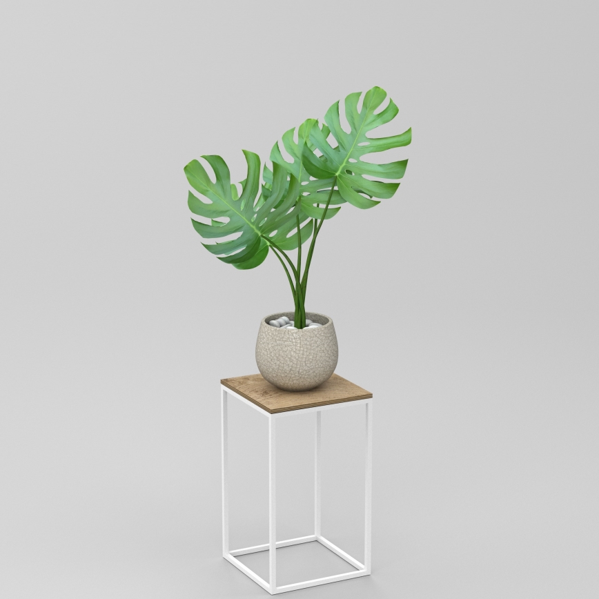 Portafiori  40x24 cm bianco