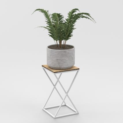 Portafiori 40x24 cm bianco