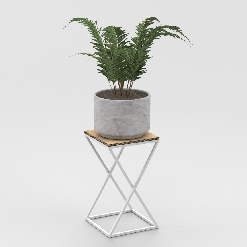 Portafiori 40x24 cm bianco