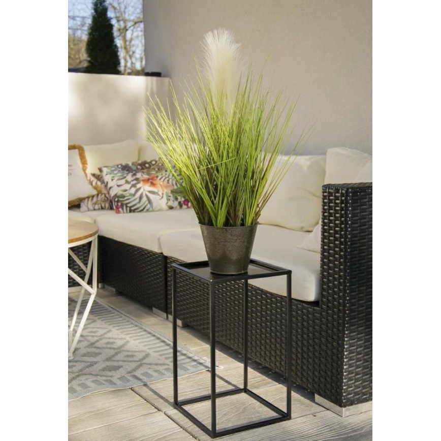 Portafiori 40x24 cm nero