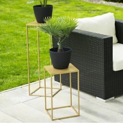 Portafiori 40x24 cm oro