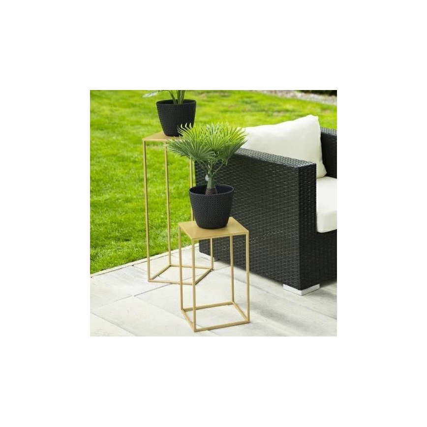 Portafiori 40x24 cm oro