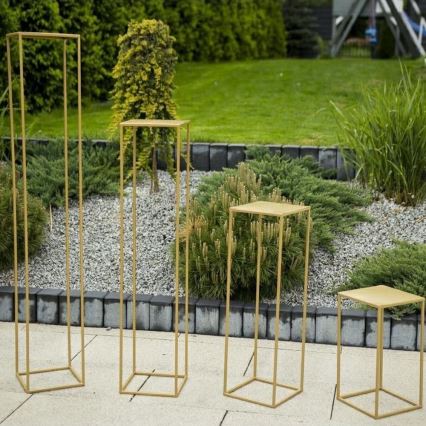 Portafiori 40x24 cm oro