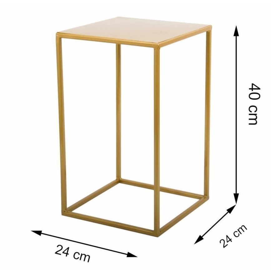 Portafiori 40x24 cm oro