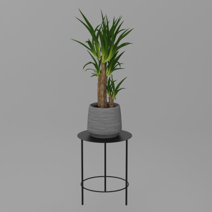Portafiori 40x32 cm nero