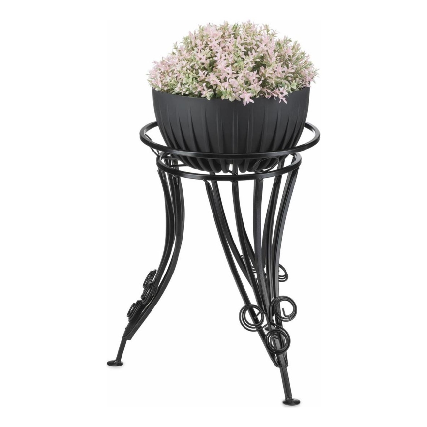 Portafiori 47x43 cm nero