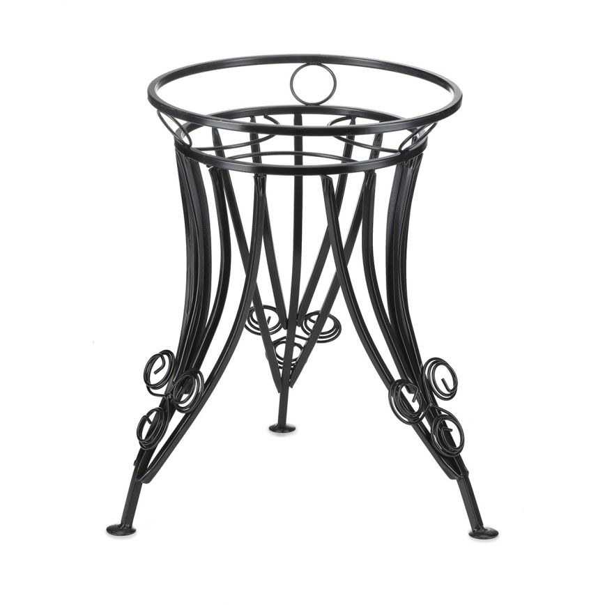 Portafiori 47x43 cm nero
