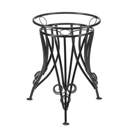 Portafiori 47x43 cm nero