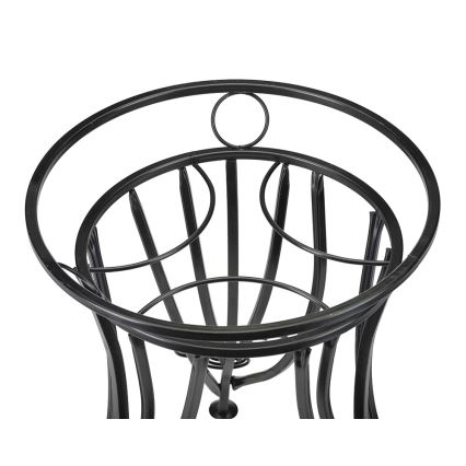 Portafiori 47x43 cm nero