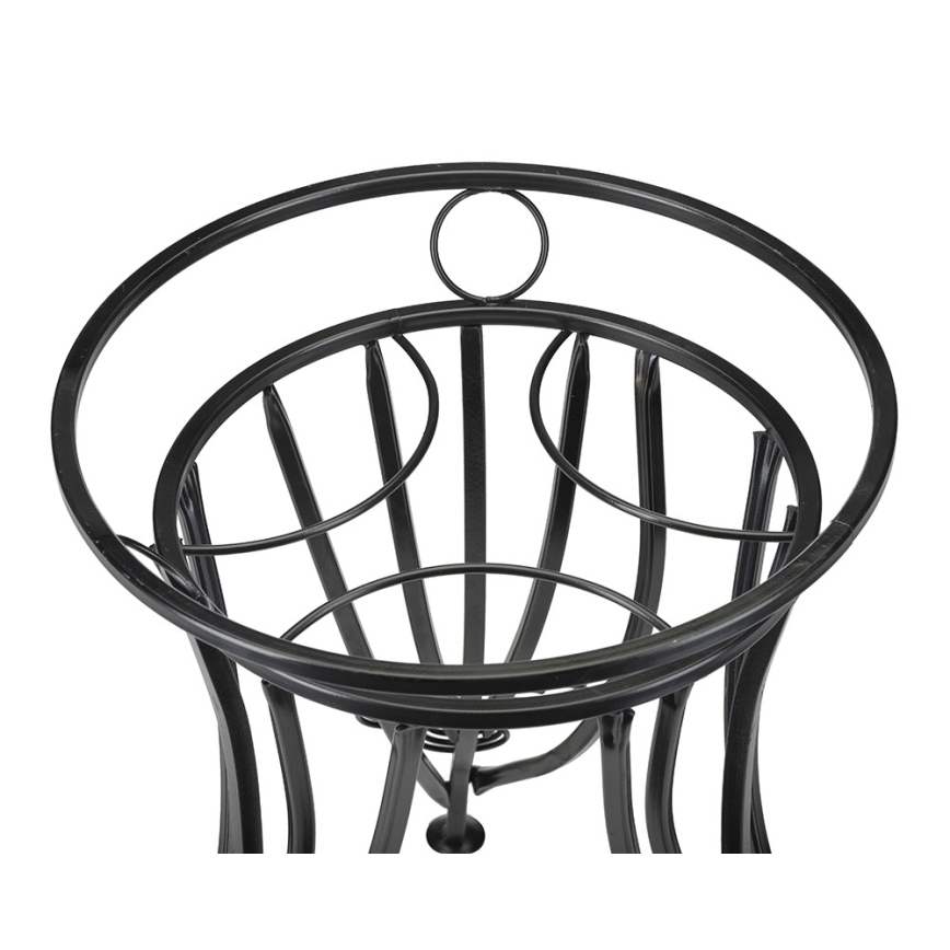 Portafiori 47x43 cm nero