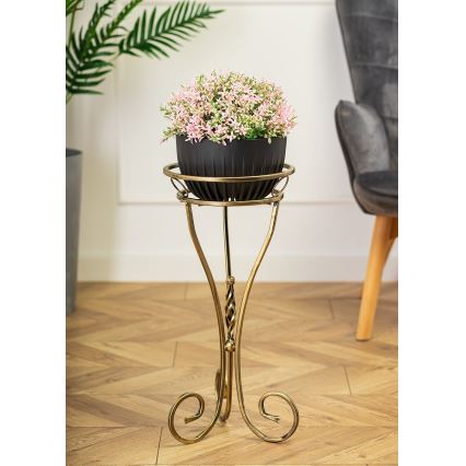 Portafiori 60x28 cm oro