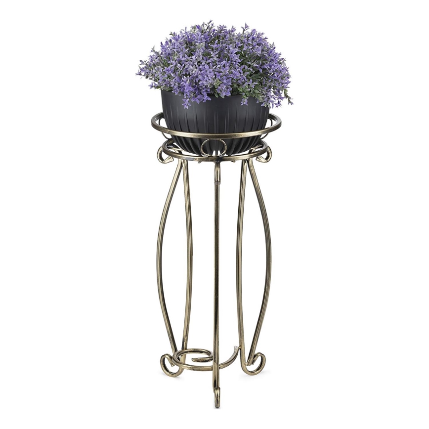 Portafiori 62x28 cm oro
