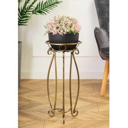 Portafiori 62x28 cm oro