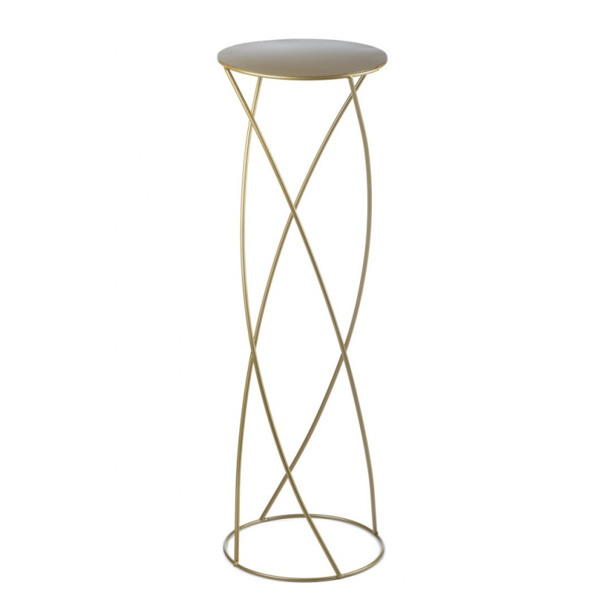 Portafiori 70x22,5 cm oro