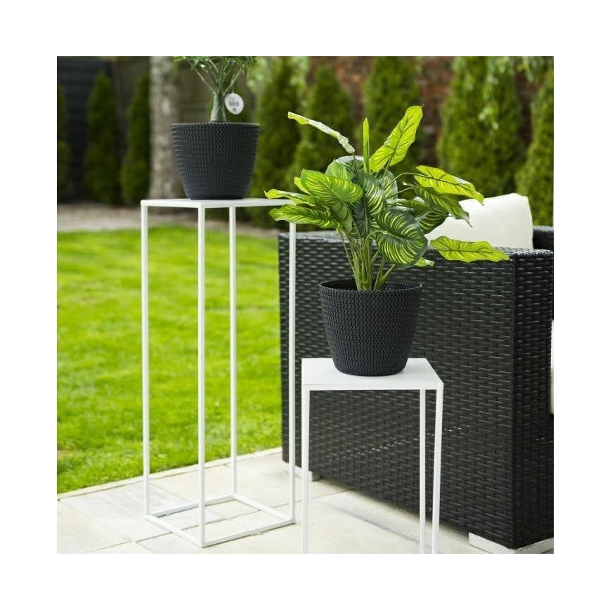 Portafiori 70x24 cm bianco