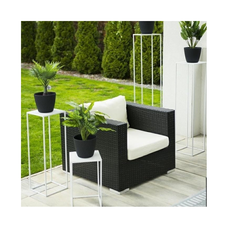 Portafiori 70x24 cm bianco