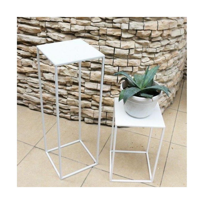 Portafiori 70x24 cm bianco