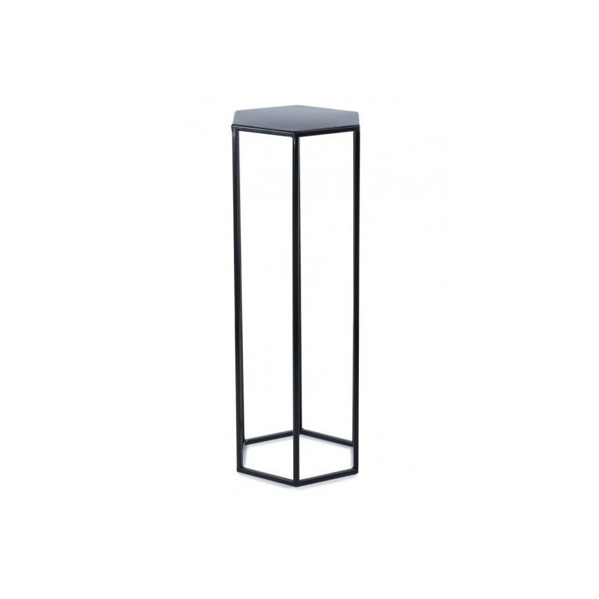 Portafiori 70x24 cm nero