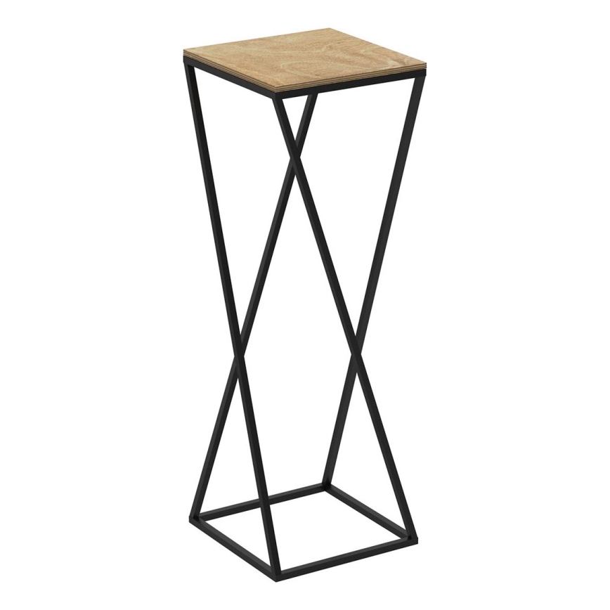 Portafiori  70x24 cm nero