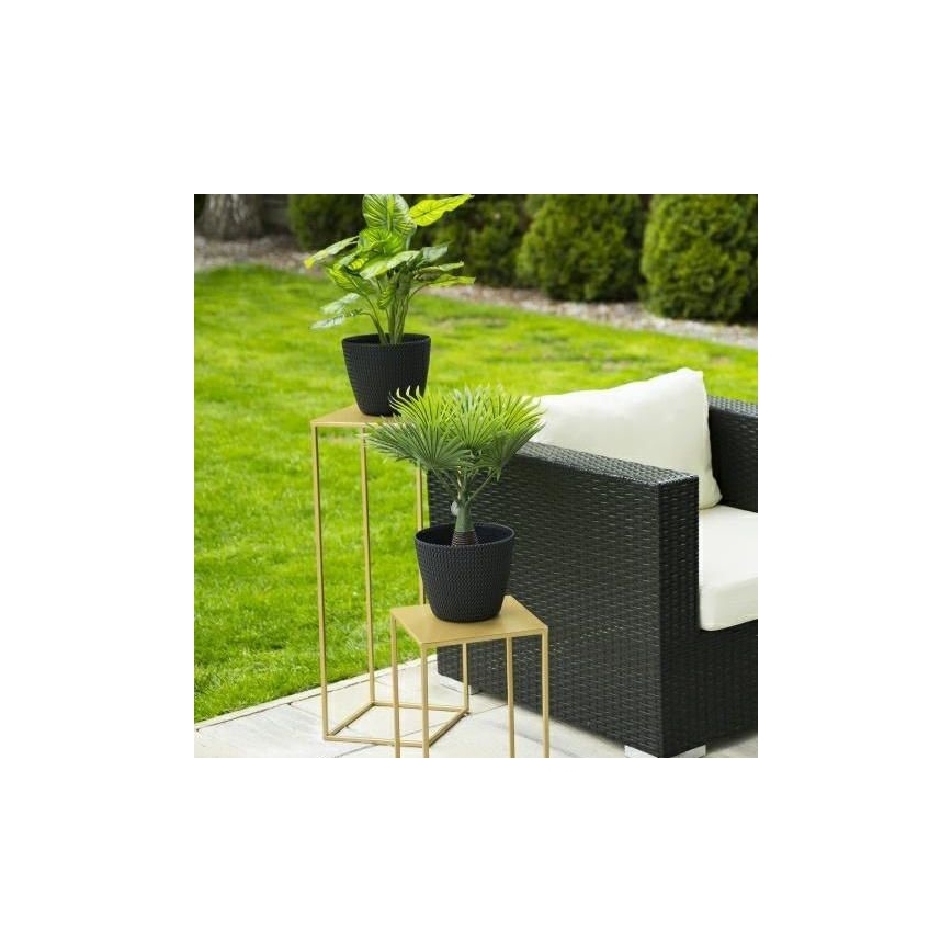 Portafiori 70x24 cm oro