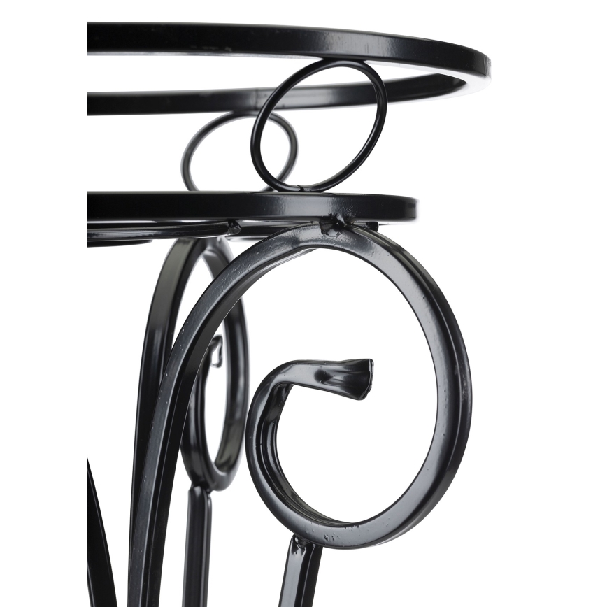 Portafiori 74x34 cm nero