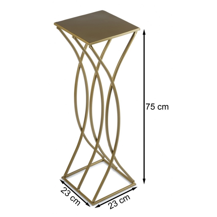 Portafiori 75x23 cm oro