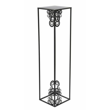 Portafiori 80x24 cm nero
