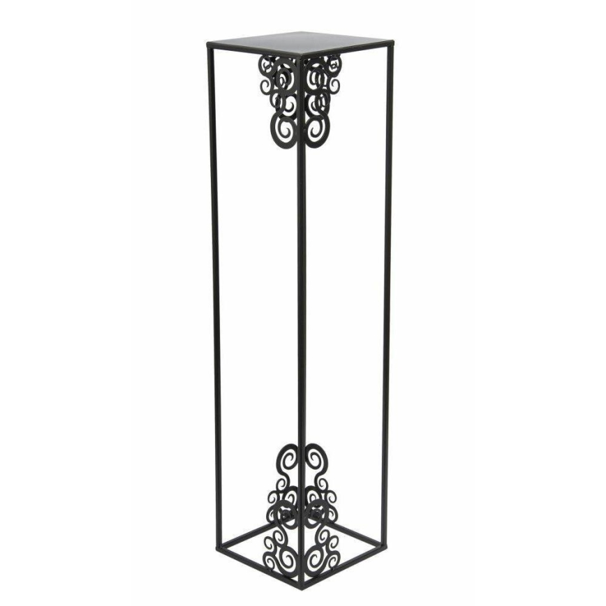 Portafiori 80x24 cm nero