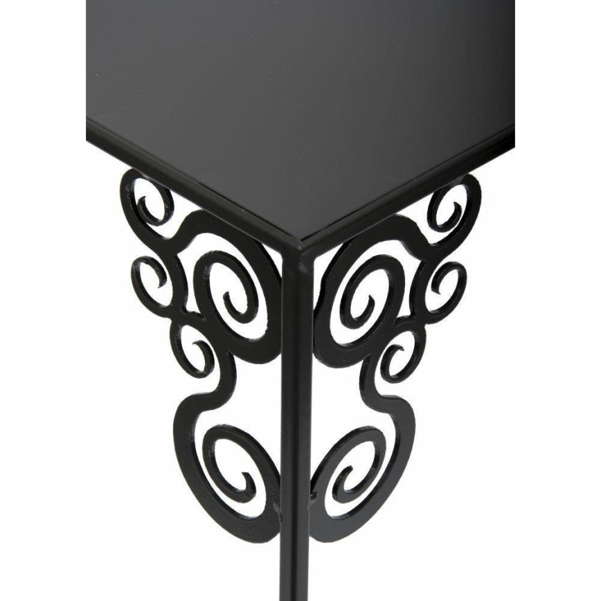 Portafiori 80x24 cm nero