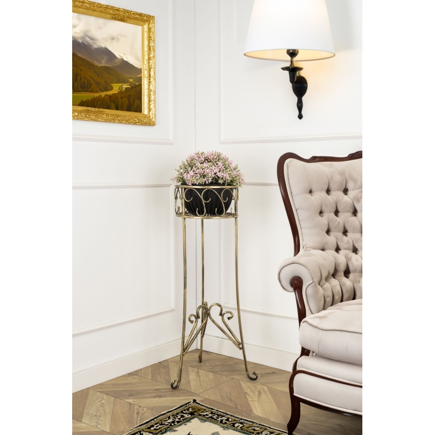 Portafiori 88x28 cm oro