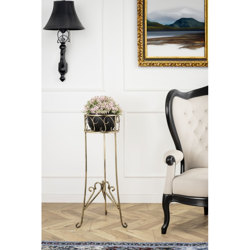 Portafiori 88x28 cm oro