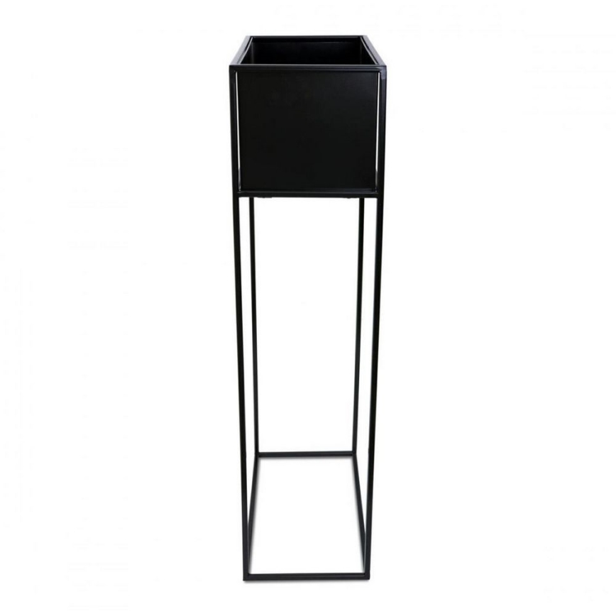 Portafiori 90x44 cm nero