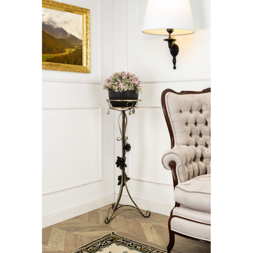 Portafiori 95x38 cm oro